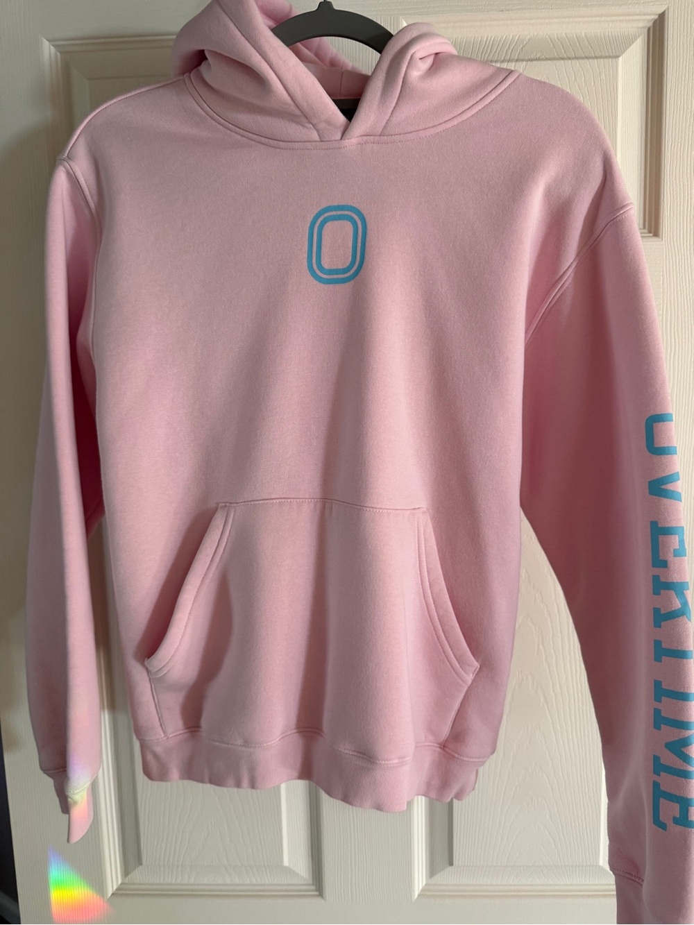 Pink Logo Pullover Hoodie